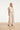 Gestreepte Broek Met Ingeweven Structuur En Elastische Tailleband | Off White - Black