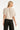 Gestreepte Top Met Ingeweven Structuur En Verstelbare Zoom | Off White - Black