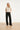 Gestreepte Top Met Ingeweven Structuur En Verstelbare Zoom | Off White - Black