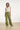 Glinsterende Wide-Leg Pantalon Met Dieren Print In Olijfgroen | Army