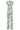 Groene Stretch Jumpsuit Met Bladprint En Ceintuur | Jade - Off White