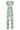 Groene Stretch Jumpsuit Met Bladprint En Ceintuur | Jade - Off White