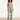 Groene Stretch Jumpsuit Met Bladprint En Ceintuur | Jade - Off White