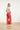 High-Waisted Wide Leg Jeans | Red