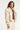 Ivoorkleurig Jasje met Geborduurde Paillettendetails | Off White - Gold