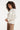 Ivoorkleurige Kantblouse met Decoratieve Pailletten | Off White