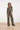 Jumpsuit met een Abstracte Print in Zwart en Beige | Sand - Black