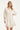 Jurk Met Abstracte Structuurstof | White
