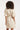 Jurk Met Metallic Glans En Tailleceintuur | Sand