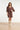 Jurk met Strikceintuur in Comfortabele Travel Quality | Brown