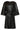 Jurk Van Imitatieleer Met Strikceintuur | Black
