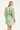 Jurk Met Abstracte Structuurstof | Soft Green