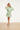 Jurk Met Abstracte Structuurstof | Soft Green