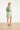 Jurk Met Abstracte Structuurstof | Soft Green