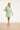 Jurk Met Abstracte Structuurstof | Soft Green