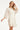 Jurk Met Abstracte Structuurstof | White