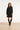 Jurk met transparant jacquarddessin | Black
