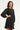 Jurk met transparant jacquarddessin | Black