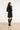 Jurk met transparant jacquarddessin | Black