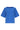 Kobaltblauwe Travel Top Met Korte Mouwen En Ronde Hals | Cobalt