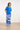 Kobaltblauwe Travel Top Met Korte Mouwen En Ronde Hals | Cobalt