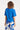 Kobaltblauwe Travel Top Met Korte Mouwen En Ronde Hals | Cobalt