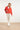 Kort Double-Breasted Trench Coat | Red