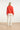 Kort Double-Breasted Trench Coat | Red