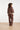 Kort Faux Leather Jack Met Cape-Look Silhouet | Brown