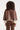 Kort Faux Leather Jack Met Cape-Look Silhouet | Brown
