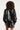 Kort Jack van Glanzend Faux Leather | Black