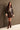 Kort Jack van Glanzend Faux Leather | Dark Brown