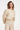 Kort Jacquard Jasje met Abstract Structuur | Sand