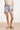 Korte Broek Met Riem En Hoge Taille | Denim