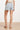 Korte Broek Met Riem En Hoge Taille | Denim