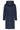 Lange Gewatteerde Jas met Capuchon | Navy