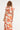 Lange Jurk Met Oranje En Beige Bloem Print En Taillekoord | Sand - Muticolour