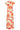 Lange Jurk Met Oranje En Beige Bloem Print En Taillekoord | Sand - Muticolour