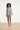 Lichtblauw Denim Look Gilet Met Ceintuur | Denim