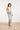 Lichtblauwe Denim Midi Rok Met Split | Denim