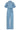 Lichtblauwe Jumpsuit Met Ceintuur En Korte Mouwen | Denim