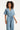 Lichtblauwe Jumpsuit Met Ceintuur En Korte Mouwen | Denim