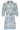 Lichtblauwe Jurk Met Witte Broderie Print | Light Blue - Off White