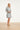 Lichtblauwe Jurk Met Witte Broderie Print | Light Blue - Off White