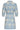 Lichtblauwe Jurk Met Witte Broderie Print | Light Blue - Off White