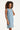 Lichtblauwe Mouwloze Denim Look Jurk | Denim