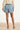 Lichtblauwe Tencel Shorts Met Elastische Taille | Denim