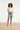 Lichtblauwe Tencel Shorts Met Elastische Taille | Denim