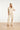 Linnen Look Wide Leg Broek In Crème Beige | Off White