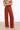 Linnen Wide Leg Pantalon | Brique